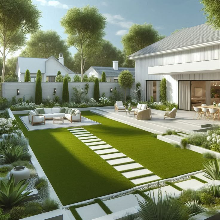 Landscaped Garden